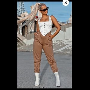 Pretty Little Thing Nude Sweats